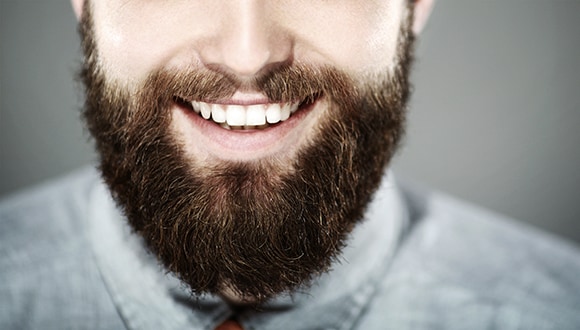 Photo of a man's beard