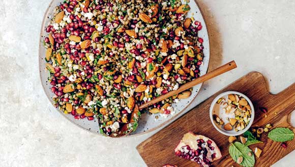 Ancient grain salad