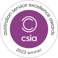 csia 2023 service excellence award logo.