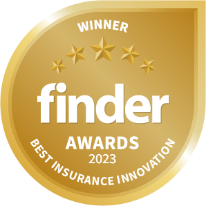 Flip 2023 Finder Best Insurance Innovation award logo